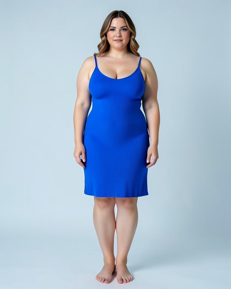 Ribbed Swim Dress